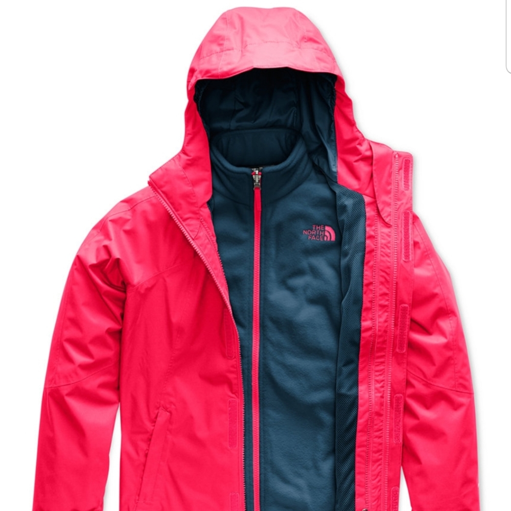 The Northface big girls Mountain Hooded Jacket